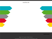 Tablet Screenshot of markise.de